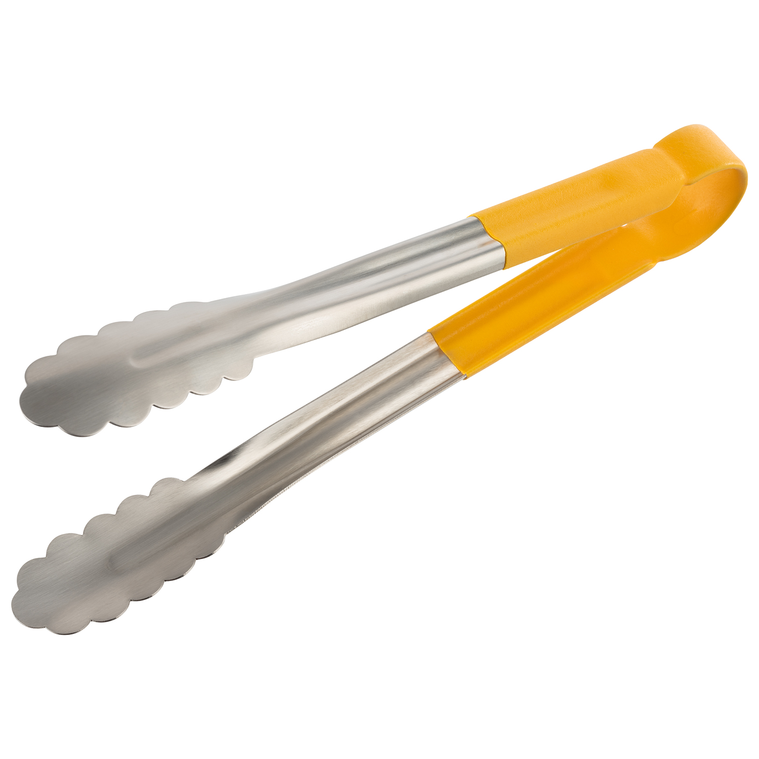 Universalzange, Edelstahl, PVD, Länge: 30 cm, Griff: gelb, matt beschichtet