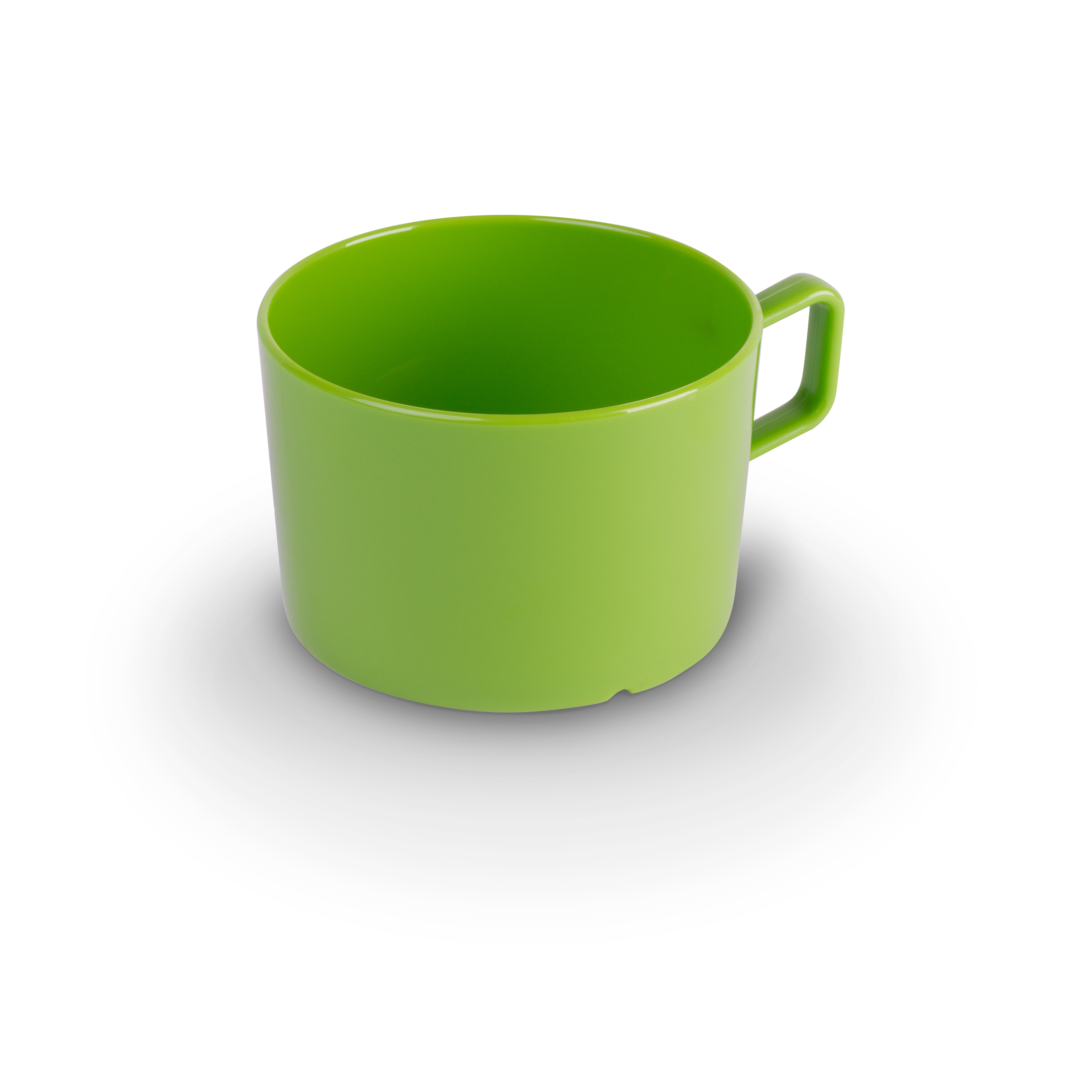 Tasse PC, uni, hellgrün, D x H: 7,5 x 5 cm/ 0,2 ltr.