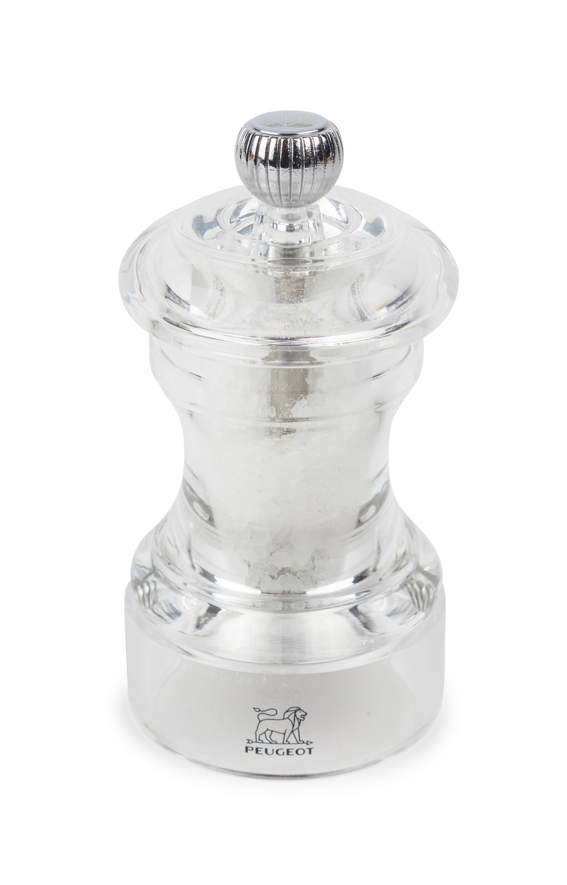 Peugeot : Bistro Duo  - Pfeffer- und Salzmühle, manuelle Acryl-Mühle, Größe: 10 cm, Farbe: acryl