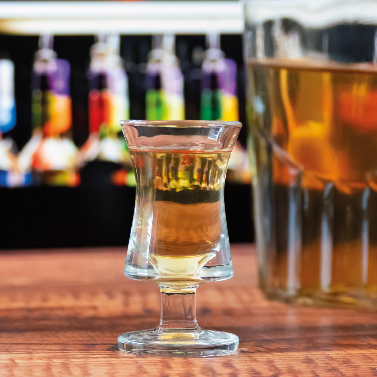 Shot Rittmeister 2,8 cl m. Füllstrich 2 cl |-|, Inhalt: 28 ml, D: 45 mm, H: 85 mm