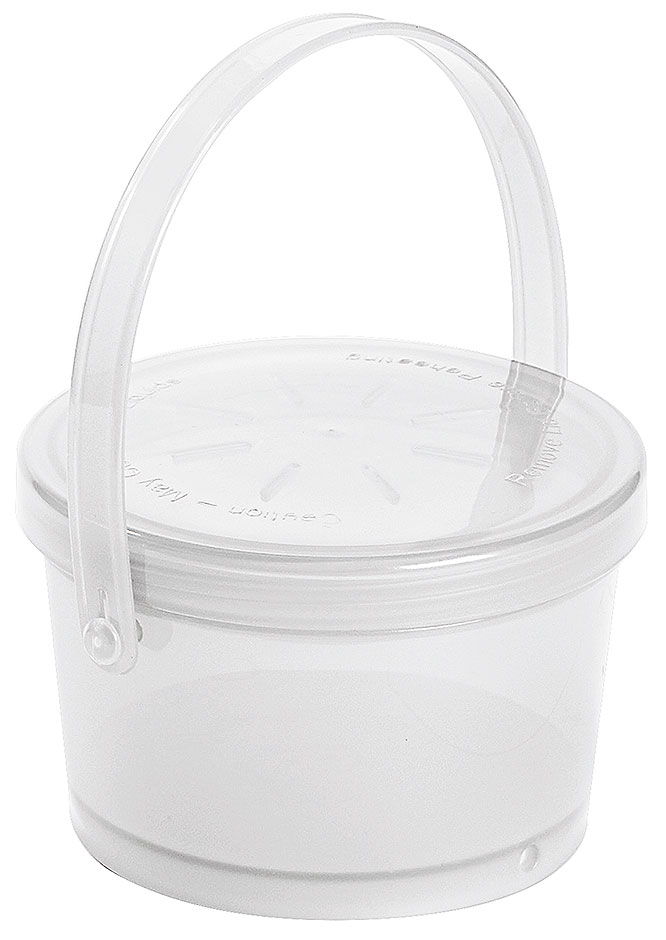 Eco-Takeout : Mehrweg- Suppenbehälter inkl. Dkl. u. Hkl., weiss, 10,5 x 7 cm/ 0,35 ltr.