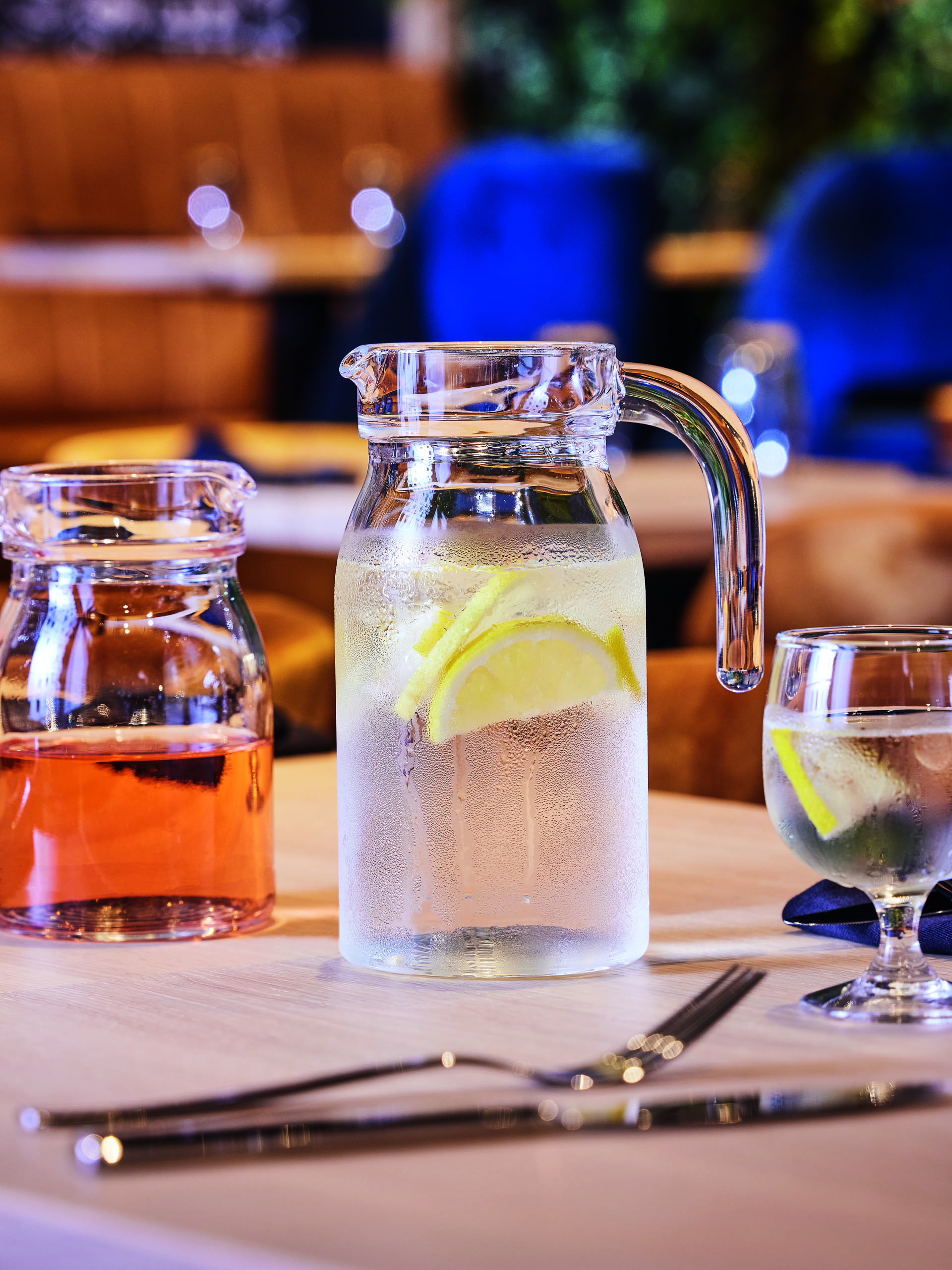 Kühlschrankkrug Spring m. Glasdeckel 100 cl, I: 1000 ml, H: 230 mm, D: 135 x 95 mm