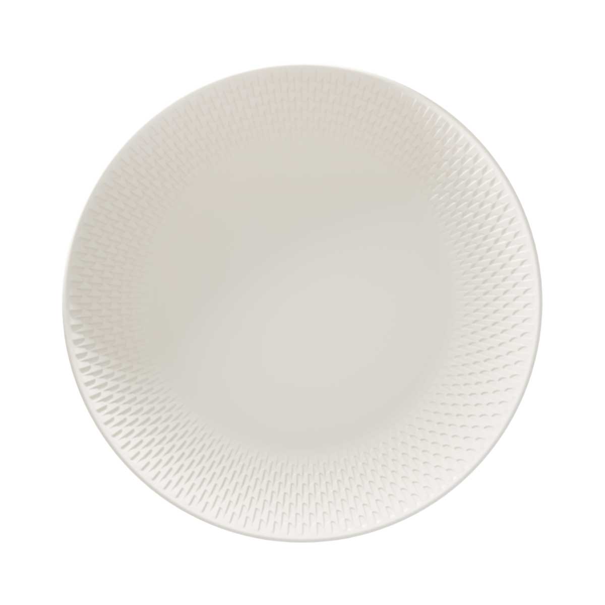 Bauscher, Purity Reflections : Teller flach rund coup Relief, bonewhite, 27 cm