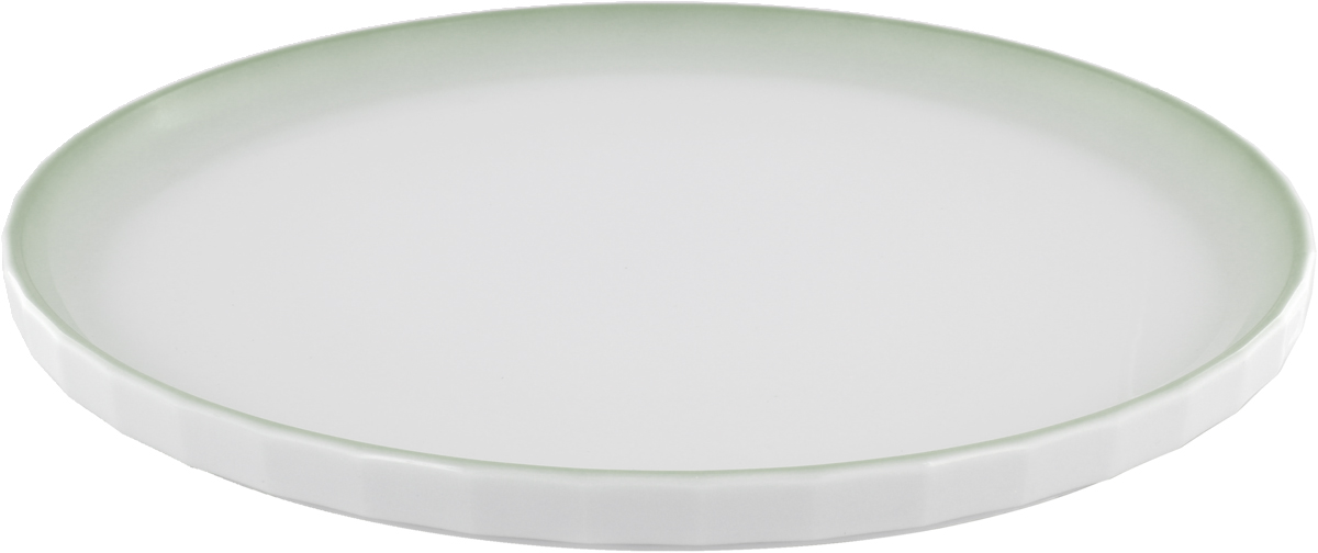 Bauscher, Edge : Gradient Sage 700745 - Teller flach rund, 28 cm