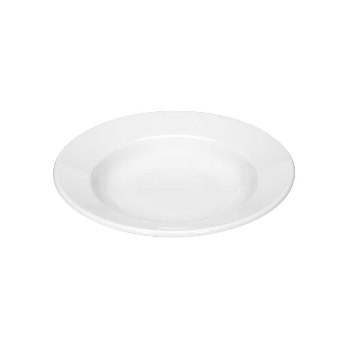 Bauscher, Smart - Teller tief rund Fahne, weiss, uni, 23 cm