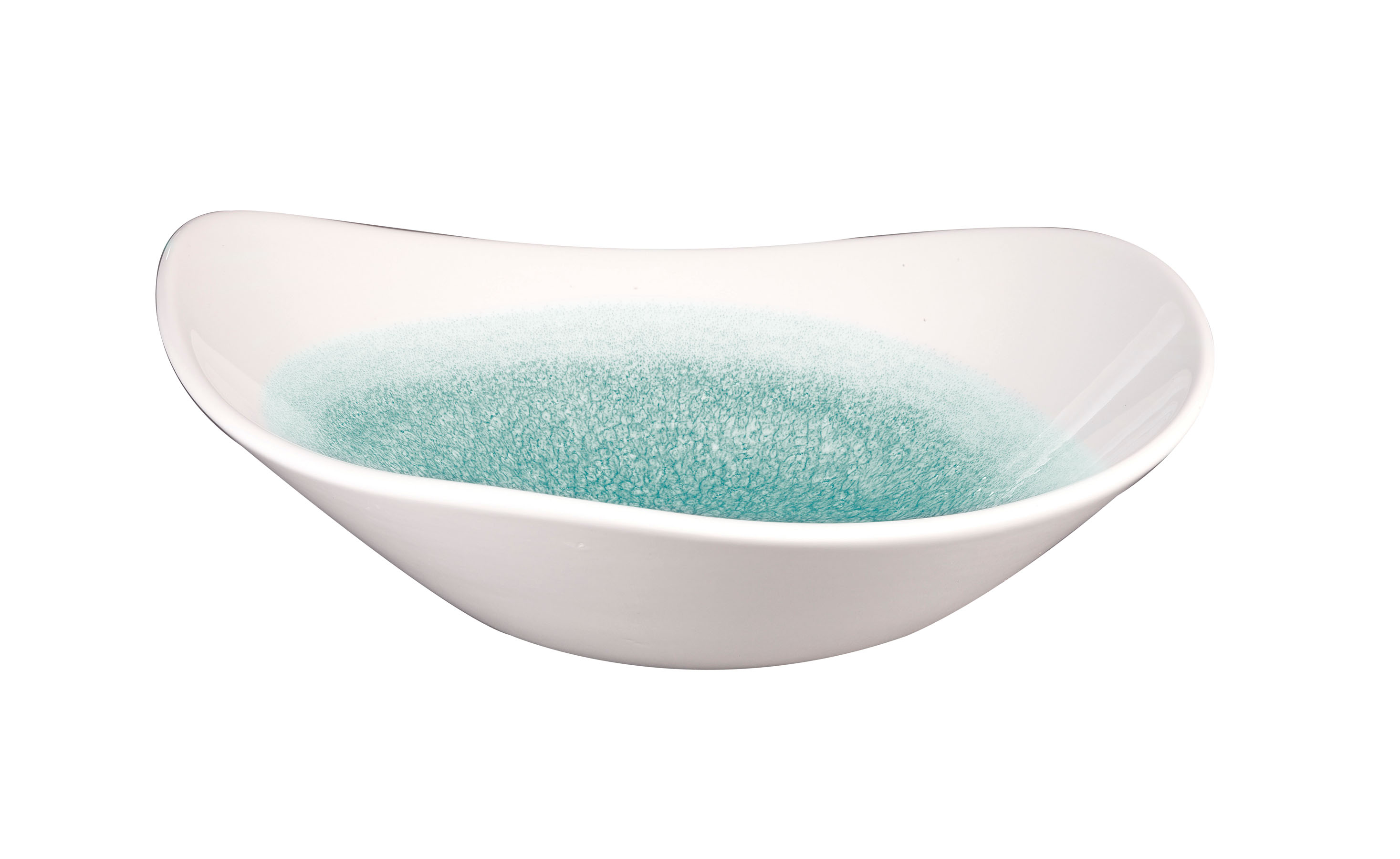 Churchill, Raku : Jade Green - Schale dreieckig 18,5 cm/ 0,37 ltr.