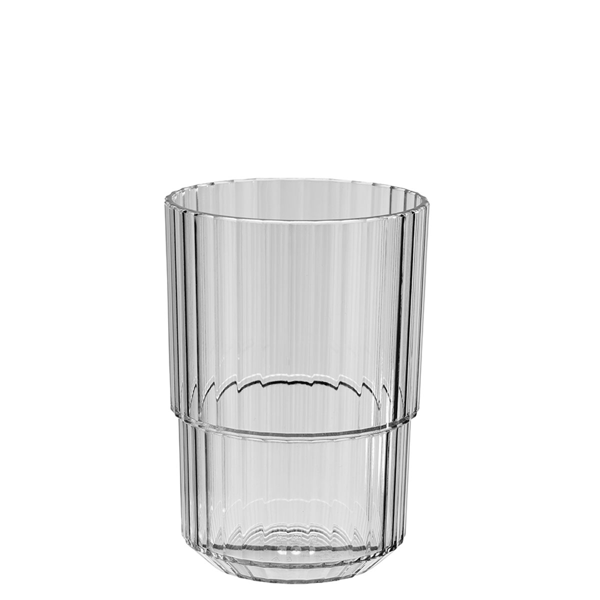 Trinkbecher Linea, Tritan, D: 8,5 cm, H: 12 cm, I: 400 ml, Farbe: french grey