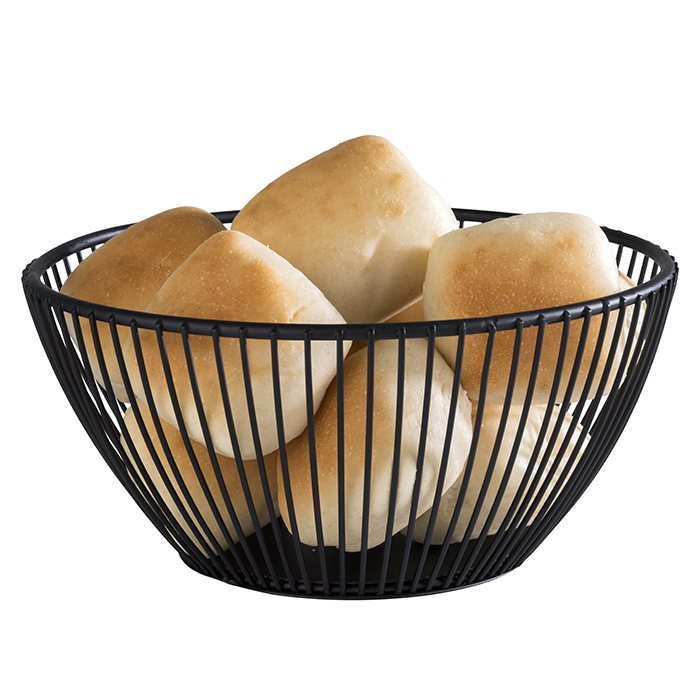 Korb SVART, D: 17,5 cm, H: 8 cm