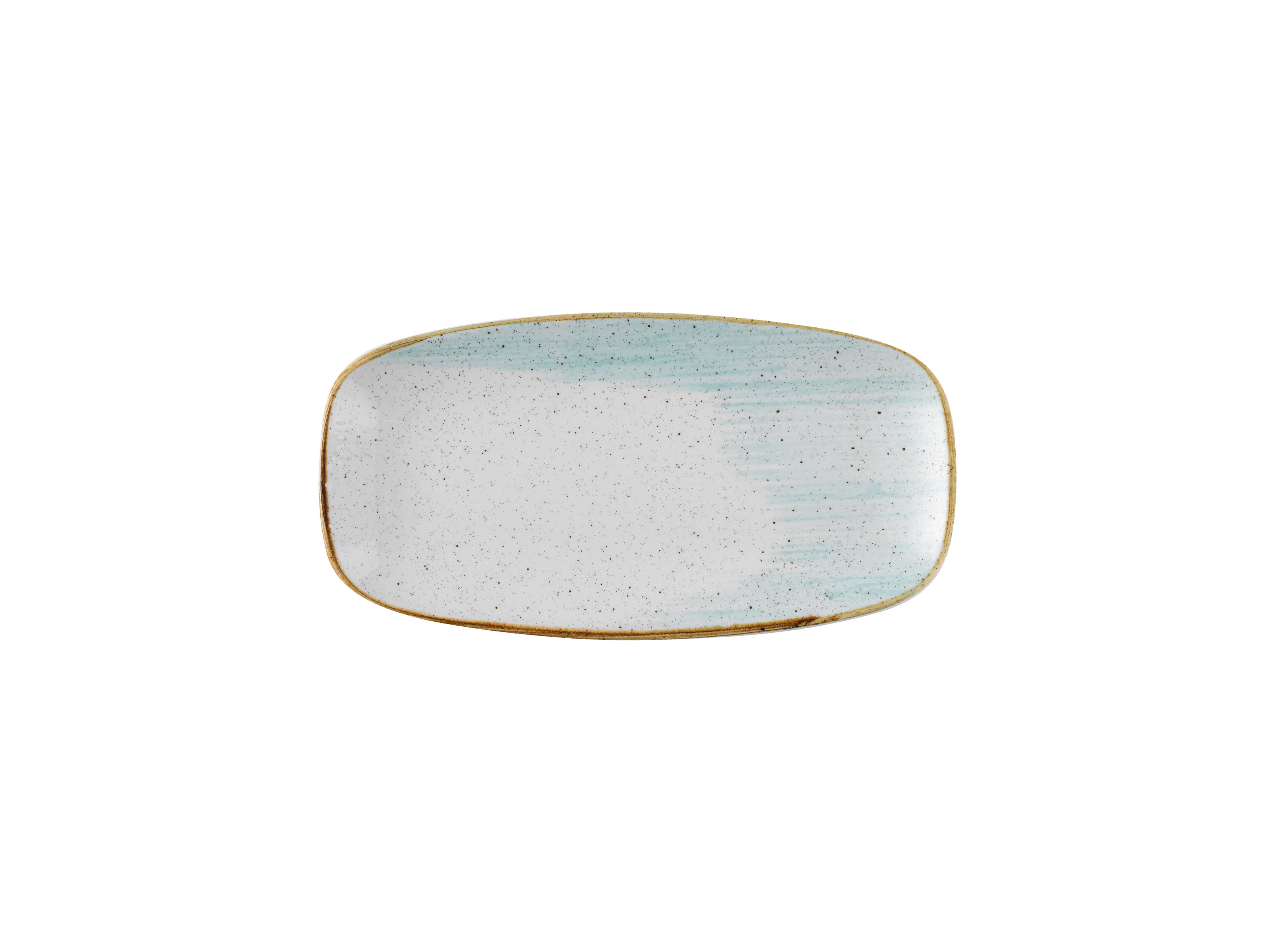 Churchill, Stonecast Accents : Duck Egg Blue - Chefs Platte rechteckig, 29,8 x 15,3 cm
