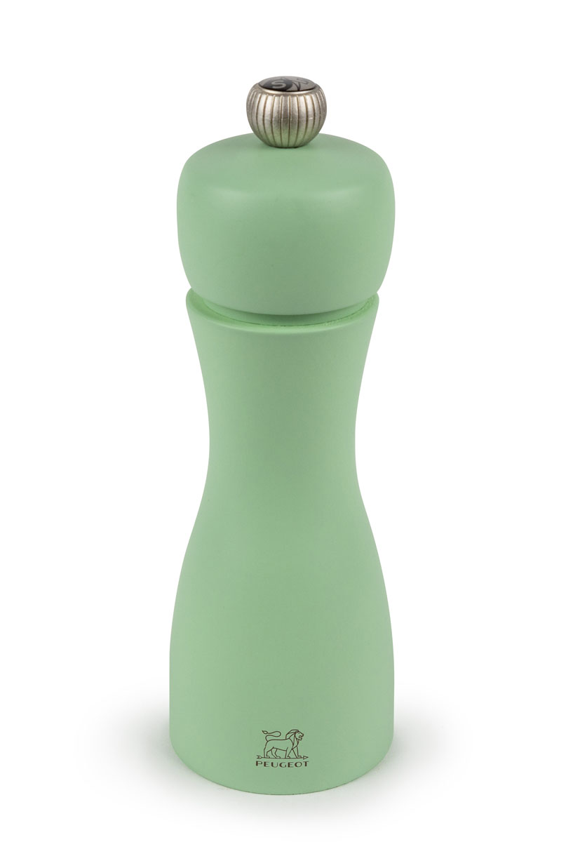 Peugeot : Tahiti Duo  - Pfeffer- und Salzmühle, manuelle Buchenholz-Mühle, Größe: 15 cm, Farbe: wasser