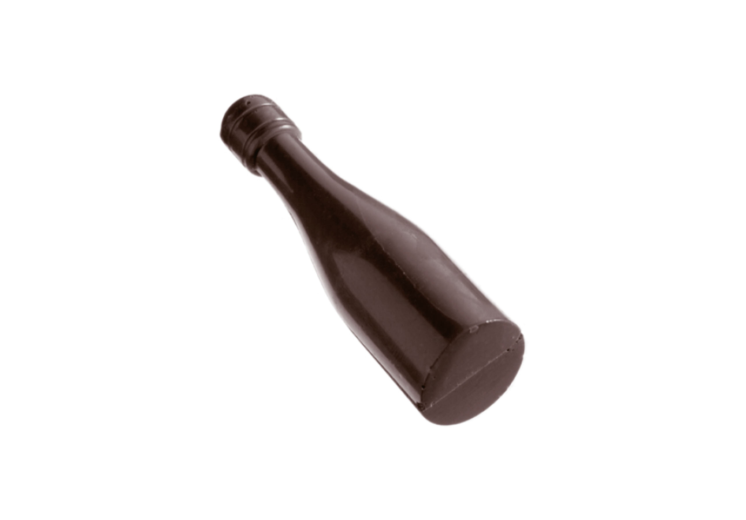 Schokoladen- Form Sektflasche, Doppelform, 275 x 175 mm, 2 x 6 Stück 90 x 24 x 12 mm
