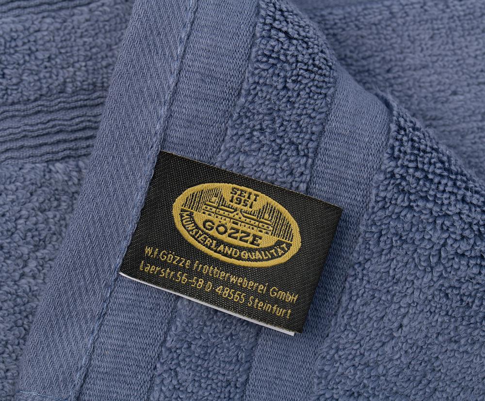 Monaco - Zero Twist Uni- Walkfrottier mit Hoch-Tief-Bordüre 600 g/ m²