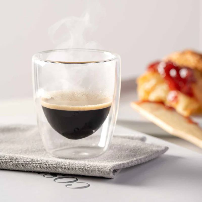 Leonardo, Duo : Espresso-Becher doppelwandig, 2er-Set, Inhalt: 100 ml, D: 6 cm, H: 8 cm