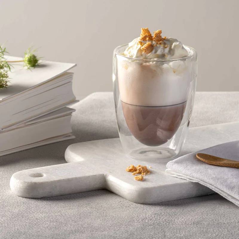 Leonardo, Duo : Latte Macchiato-Becher doppelwandig, 2er-Set, I: 400 ml, D: 9 cm, H: 14 cm