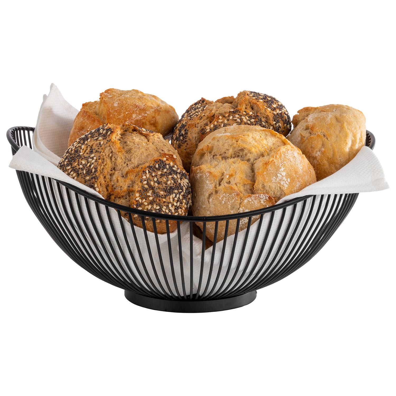 Korb SVART, Metall schwarz, 29,5 x 25,5 x 13,5 cm