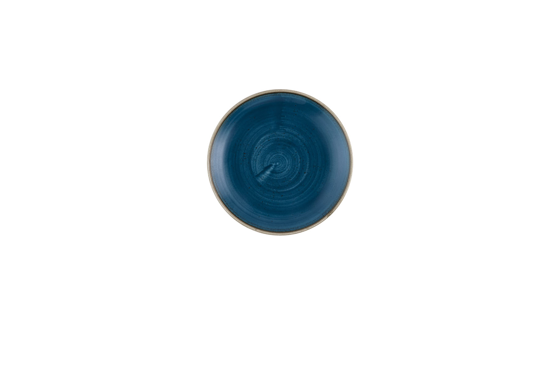 Churchill, Stonecast : Java Blue - Teller flach Coup, 16,5 cm