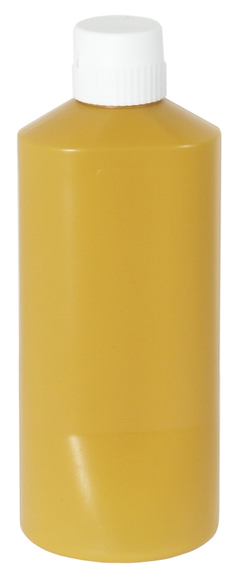 Quetschflasche ocker, I: 1 ltr., D: 9,5 cm, H: 25,5 cm, PE
