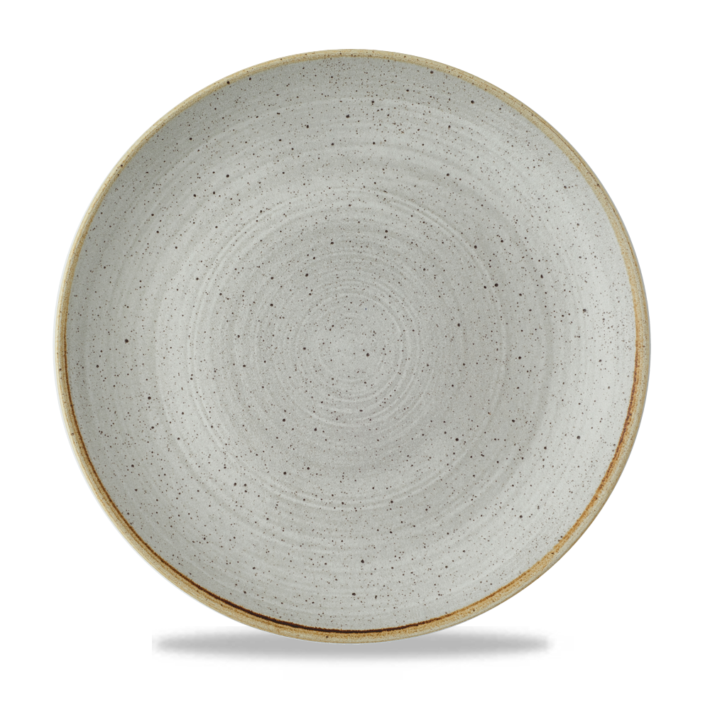 Churchill, Stonecast Raw : Grey Vellum - Teller flach Coup, 28,8 cm