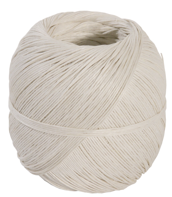 Bratenschnur, weiss, Naturfasern, L: 150 m, 100 g