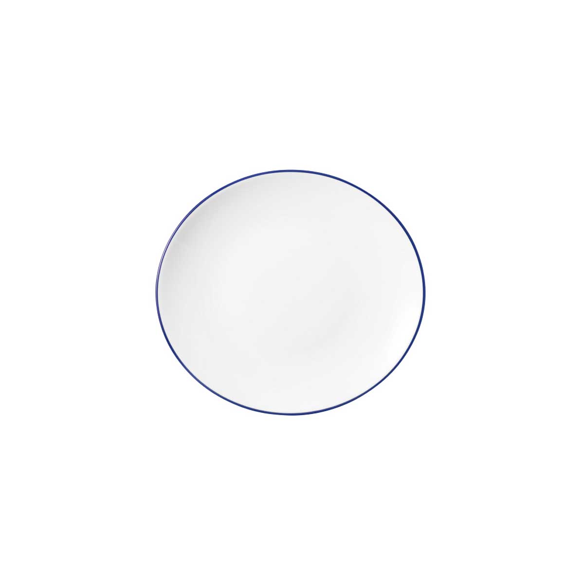 Seltmann Weiden, Modern Life : 10873 Blue Line - Frühstücksteller oval 5234, 21 cm