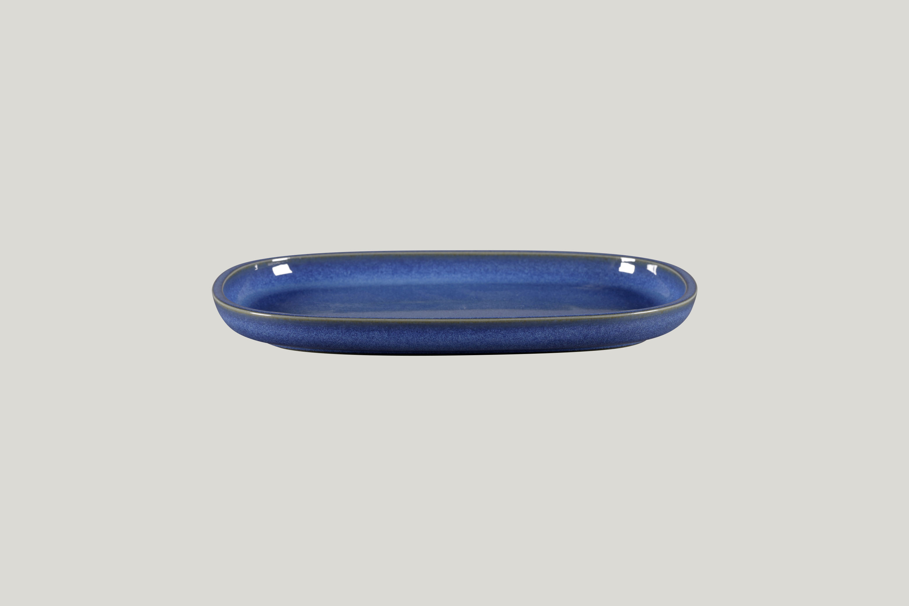 RAK, Ease : Cobalt - Platte oval flach 26,1 x 18 x 2,5 cm