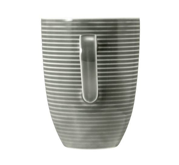 Seltmann Weiden, Beat : Perlgrau - Becher m. Hkl. u. Relief, 0,35 ltr.