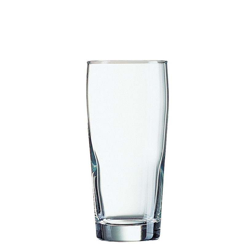 Saft-, Wasser-, Bierglas Willi 33 cl m. Füllstrich 0.25 ltr. |-|, Inhalt: 330 ml, H: 142 mm, D: 68 mm