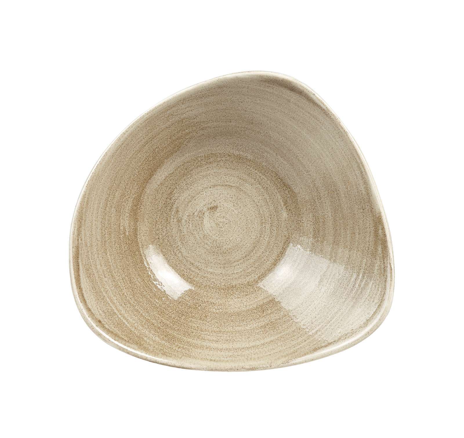 Churchill, Stonecast Patina : Antique Taupe - Schale dreieckig, 23,5 cm/ 0,6 ltr.