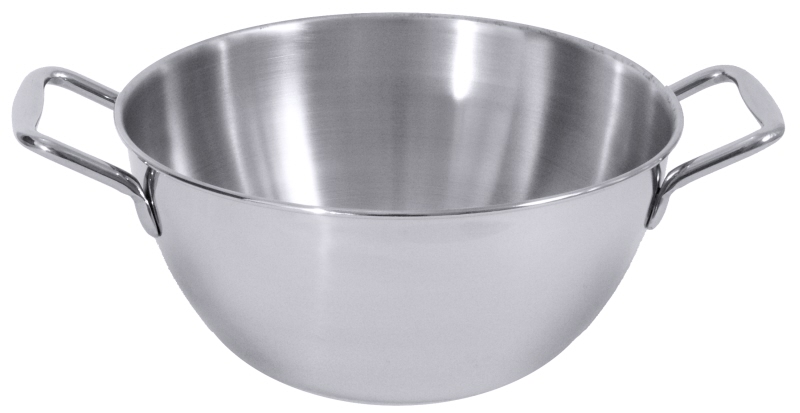 Servierschüssel, gebördelter Rand, Edelstahl, I: 1 ltr., D: 16 cm, H: 7 cm