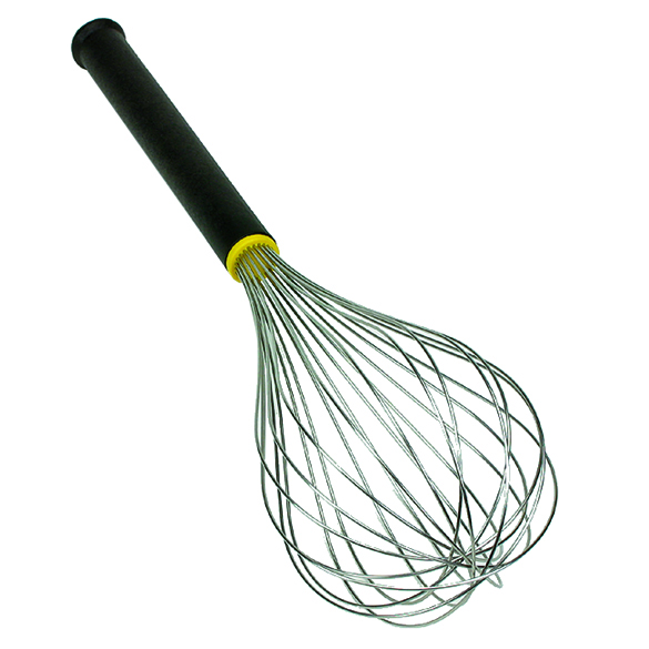 Schneebesen, Kunststoffgriff, Ballonform-rostfrei, 450 mm