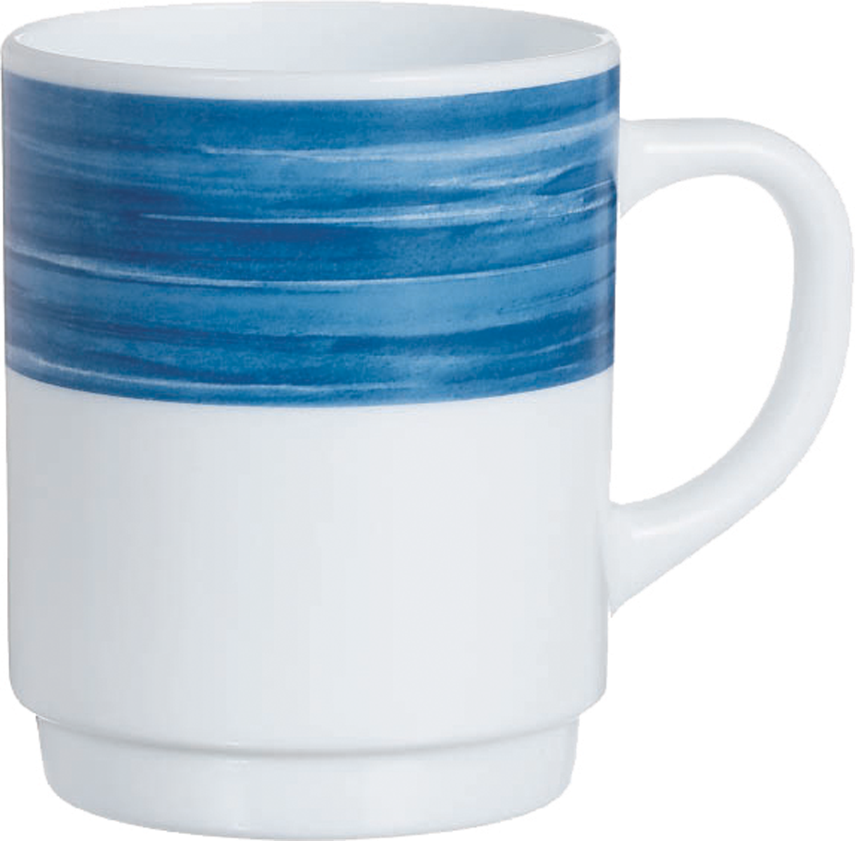 Arcoroc, Brush Blue Jean - Kaffeebecher, 0,25 ltr.