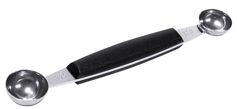 Kugelausstecher, Edelstahl, für 22 und 25 mm-Kugeln, L: 16,5 cm