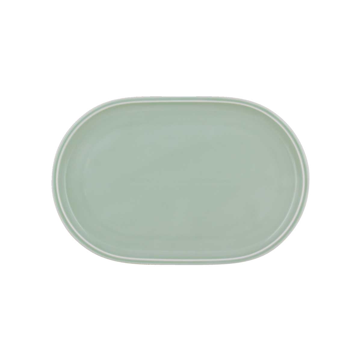 Schönwald, Shiro Glaze : Frost - Platte oval coup, 30 x 19 cm