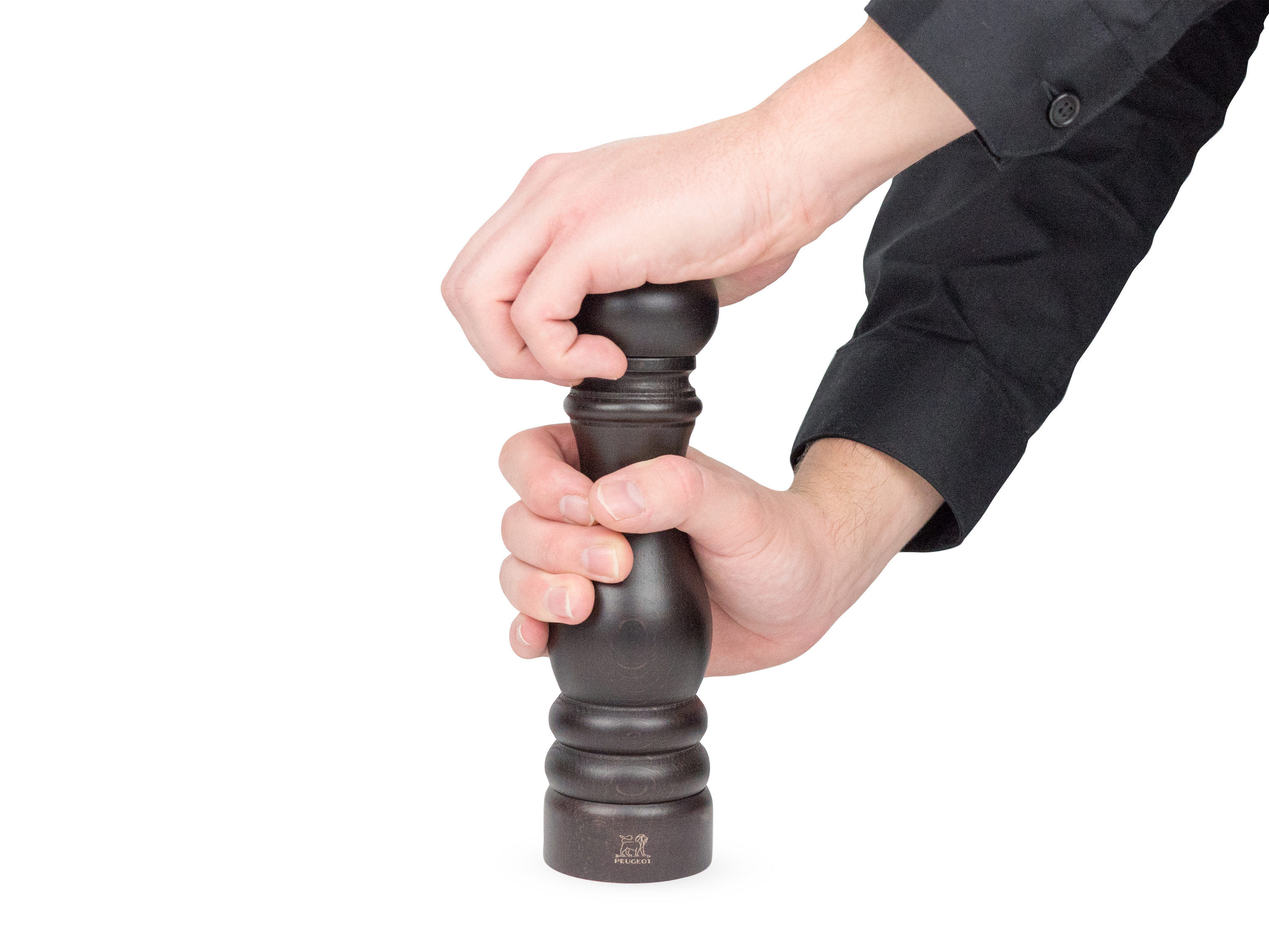 Peugeot : Paris - Pfeffermühle, manuelle Buchenholz-Mühle, Größe: 22 cm, Farbe: schokolade