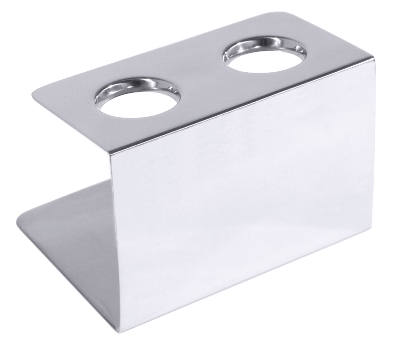 Eishörnchenhalter, 2 Löcher, EdSt., 13,5 x 7 x 8,5 cm