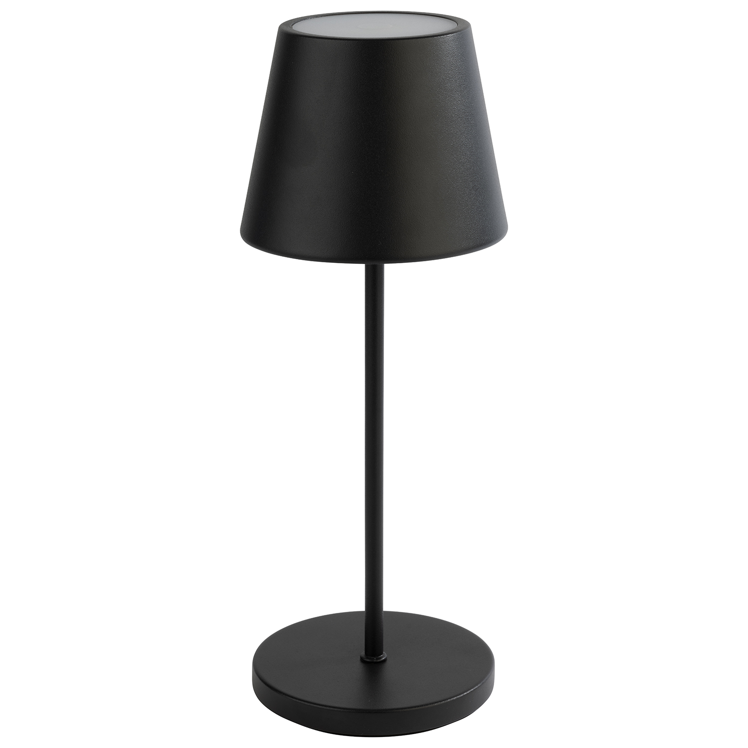 Tischleuchte MERLE, Metall, 1 x LED 2,0 W/ 270 lm, D: 11 cm, H: 30,5 cm, Farbe: schwarz