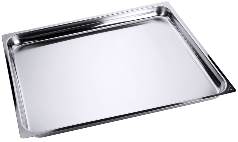 GN-Konvektomatenblech 2/1, EdSt., 53 x 65 cm Tiefe: 40 mm