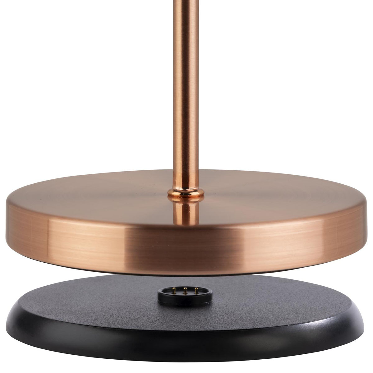 Tischleuchte MERLE, Metall, Farbe: kupferfarben, 1x LED 2,0 W / 270 lm, dimmbar in 3 Stufen, D: 11 cm, H: 30,5 cm