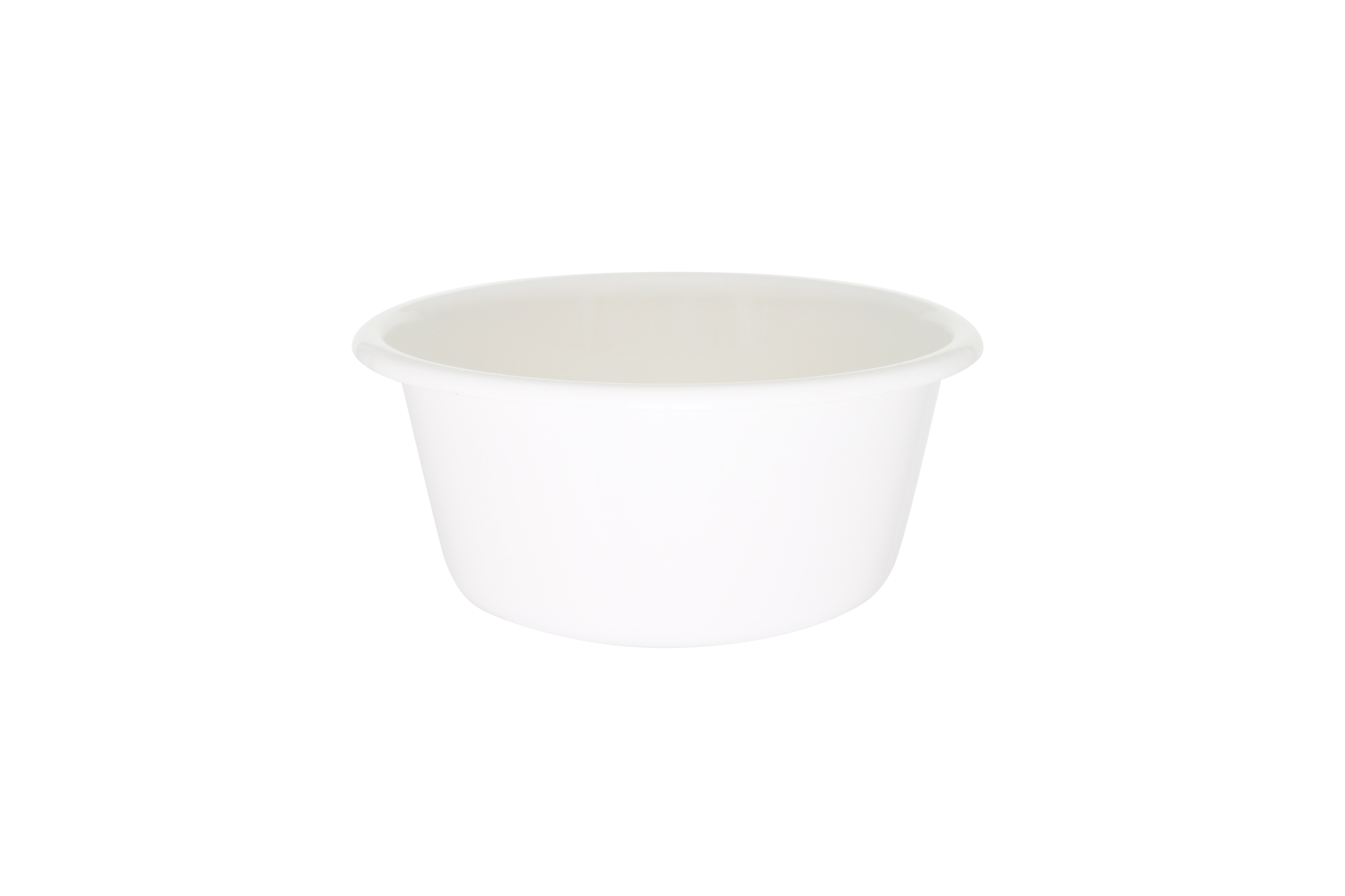 Schüsseln, Kunststoff 6,5 L weiss, D: 320 mm, Höhe: 137 mm