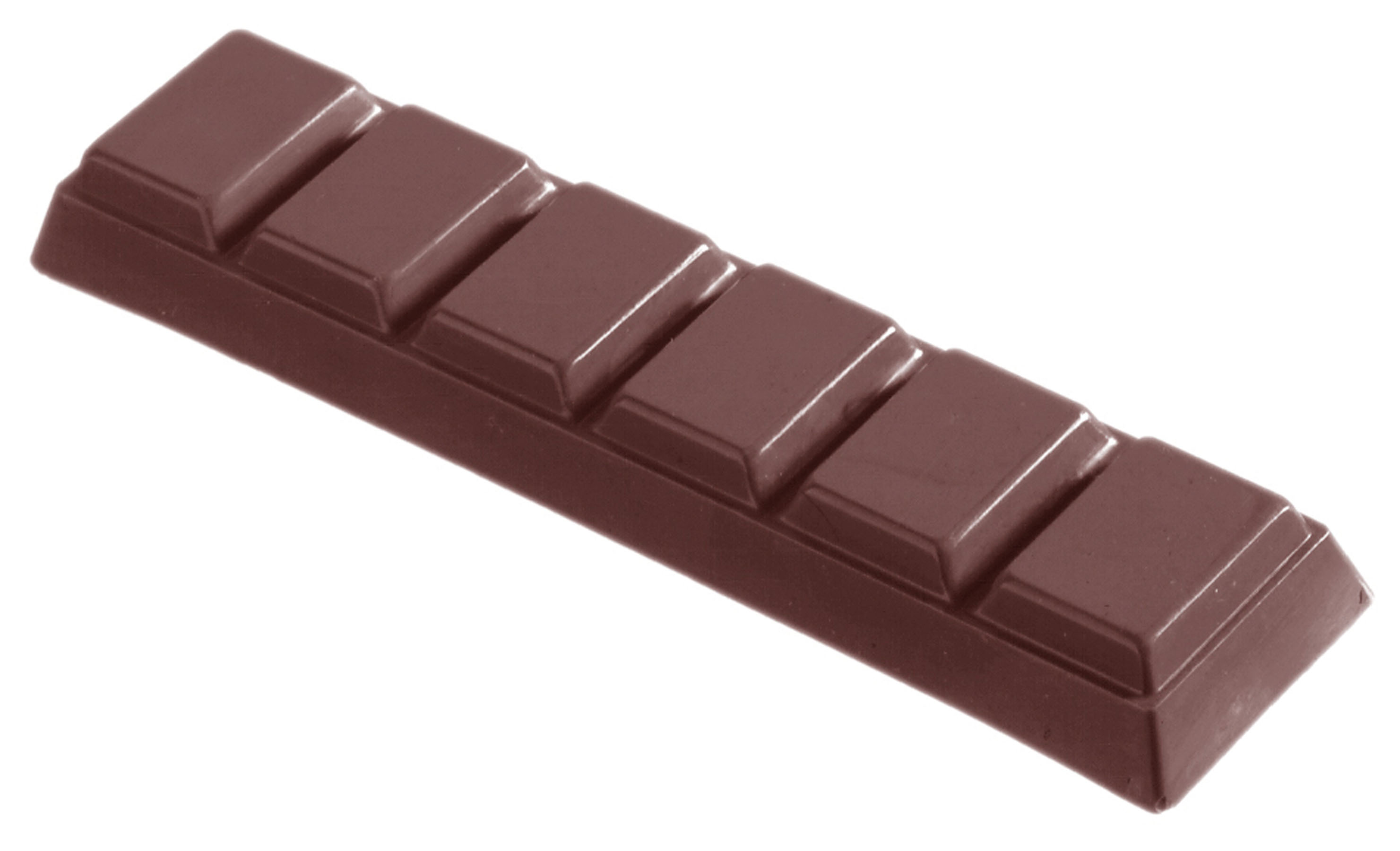 Schokoladen- Form, 275 x 135 mm, 1 x 7 Stück 125 x 30 x 13 mm