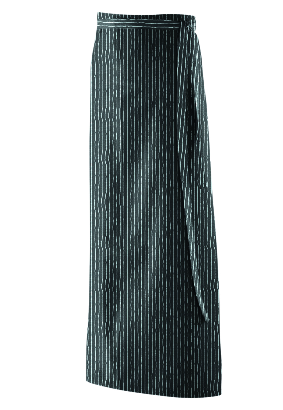 Bistroschürze mit Nadelstreifen, 100% BW, B 100 x L 100 cm