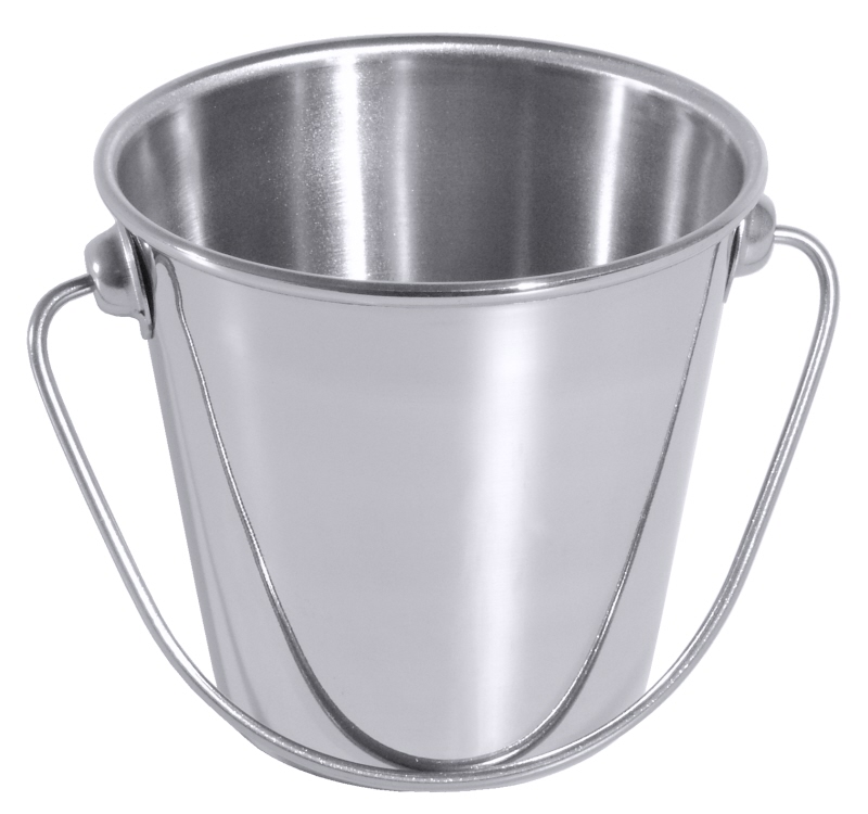 Servier-Eimer, mit Bügel, Edelstahl, I: 0,33 ltr., D: 8,5 cm, H: 8,5 cm