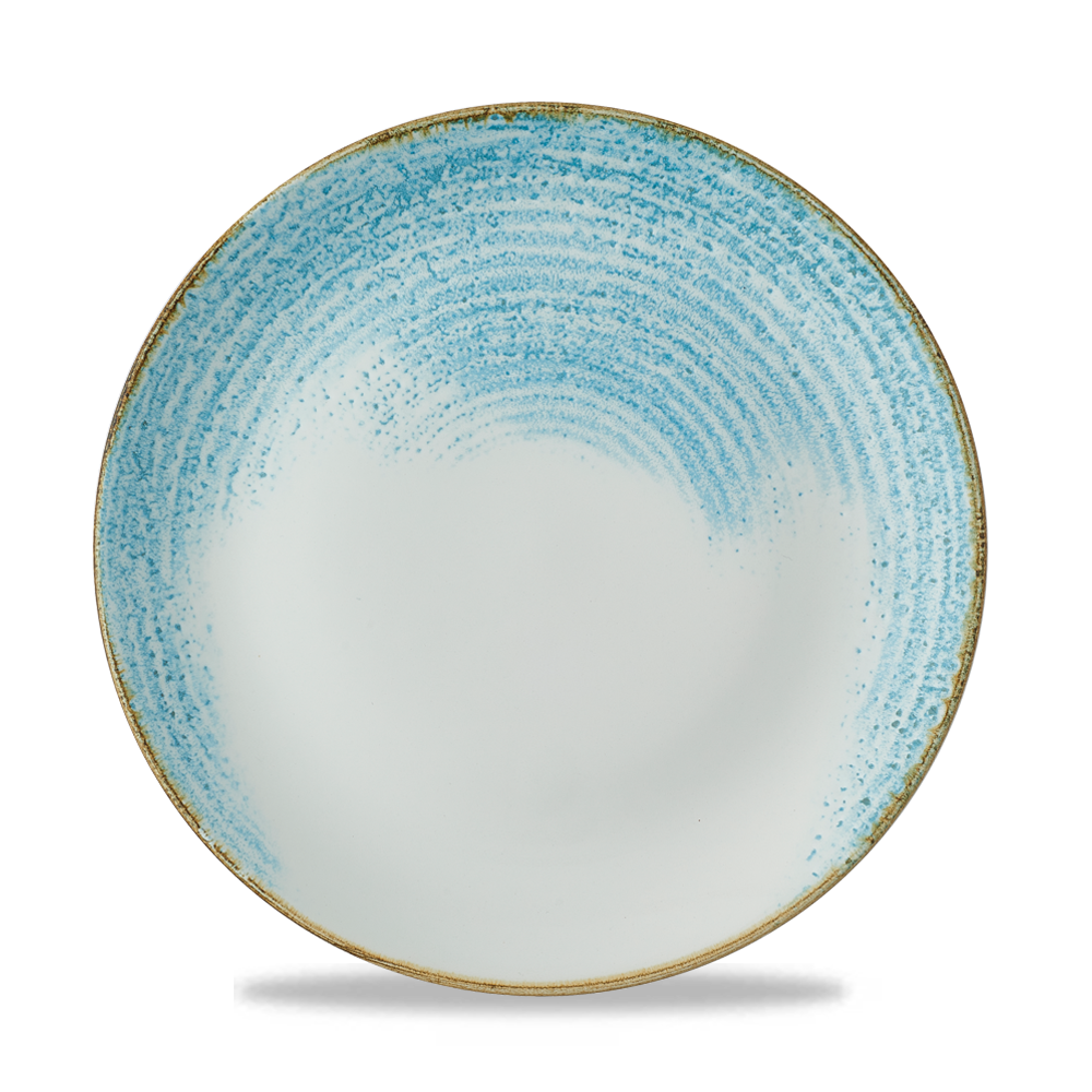 Churchill, Homespun Accents : Aquamarine - Teller flach Coup, 26 cm