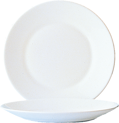 Arcoroc, Restaurant - Teller flach, uni, weiss, 23,5 cm