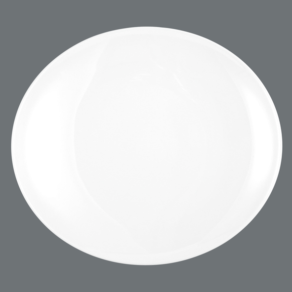 Seltmann Weiden, Meran, Steak & More - Teller oval 5235, weiss, uni, 34 cm