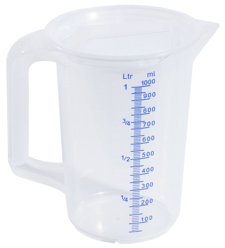 Messbecher mit Deckel, I: 2 ltr., D: 15 cm, H: 20 cm, PP