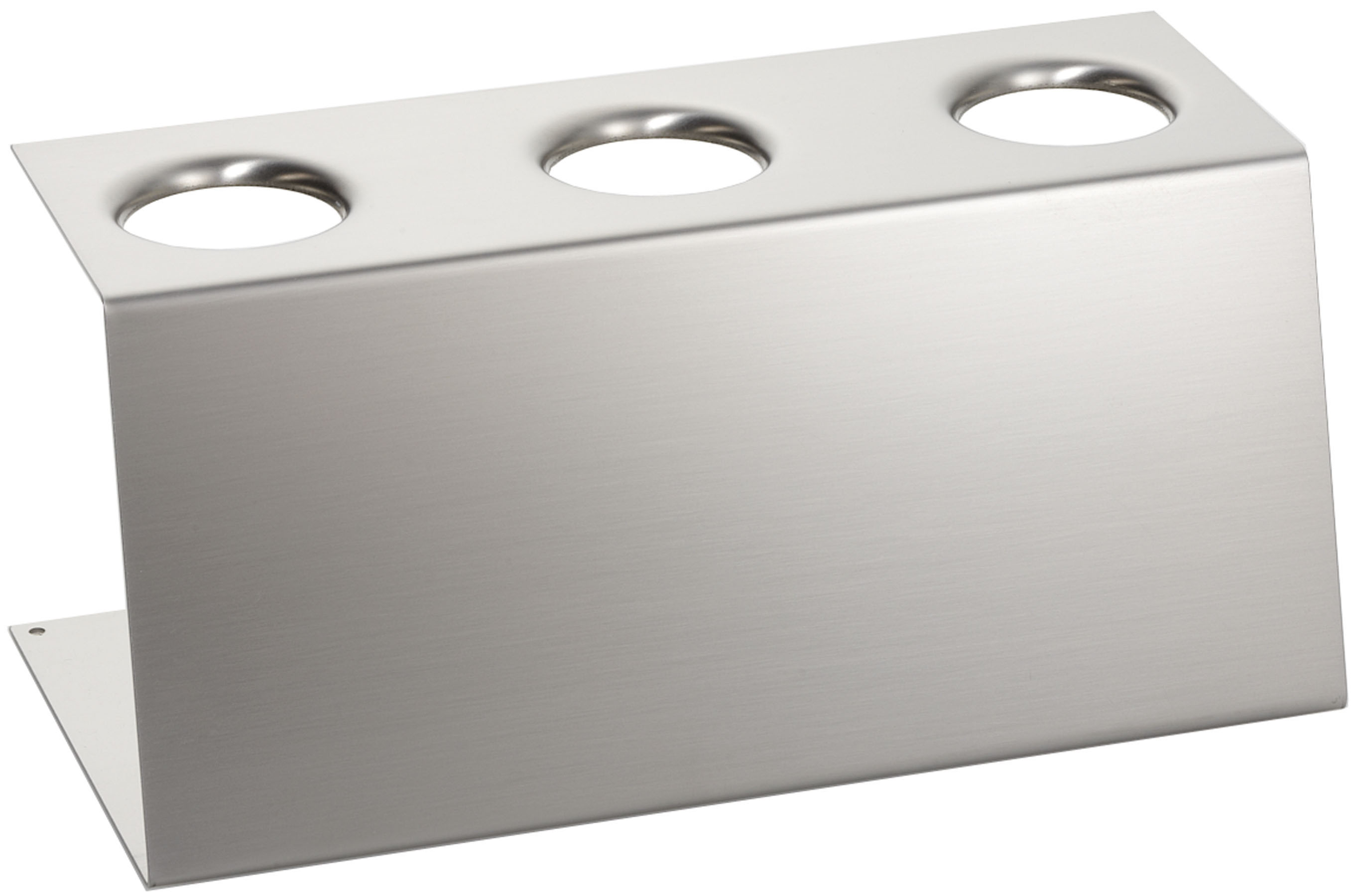 Eishörnchenhalter - Modell 302, Edelstahl, 2 Löcher D: 26 mm, LxBxH: 132 x 95 x 85 mm