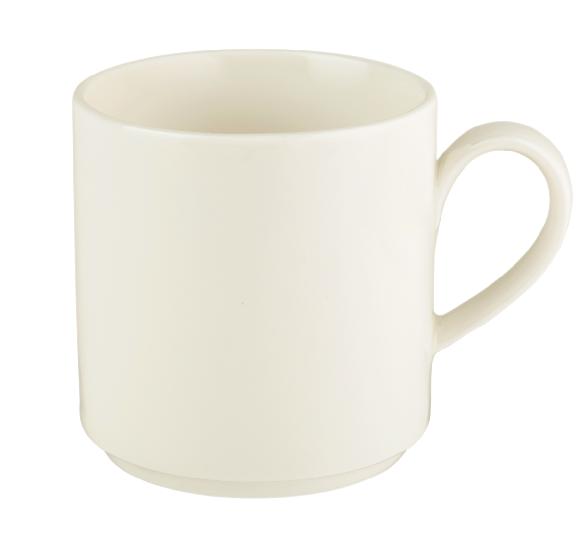 Seltmann Weiden, Maxim - Becher m. Hkl., creme, uni, 0,28 ltr.