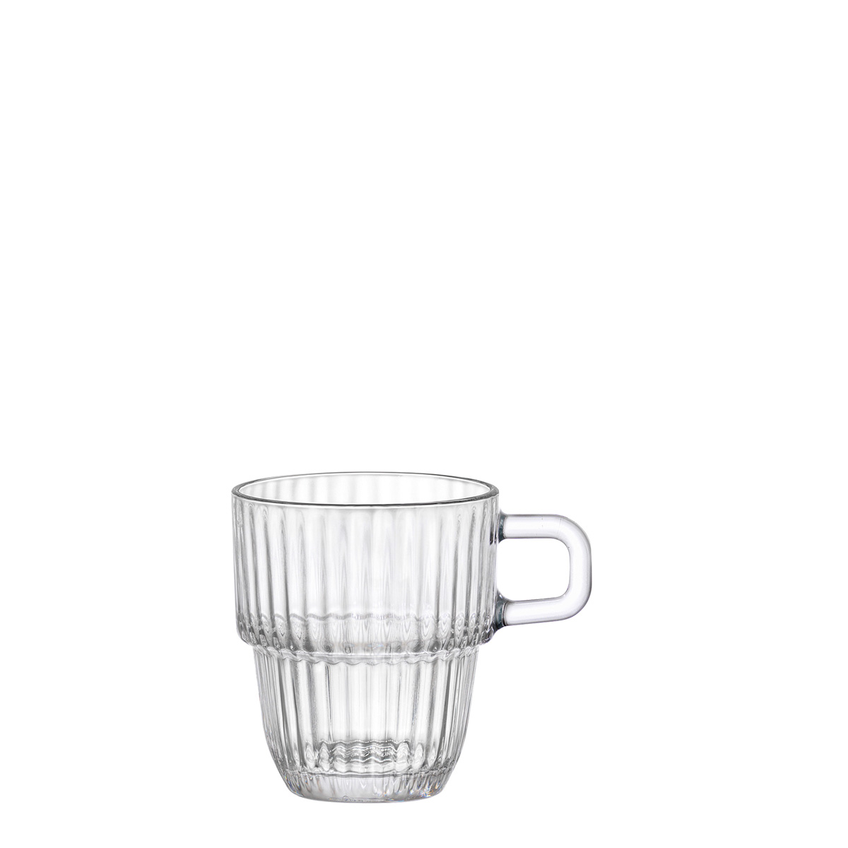 Bormioli, Barshine - Espresso-Obere m. Hkl. stpb. 8,9 cl, Inhalt: 89 ml, D: 77 x 56 mm, H: 65 mm