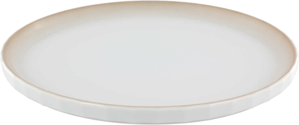 Bauscher, Edge : Gradient Beige 700746 - Teller flach rund, 28 cm